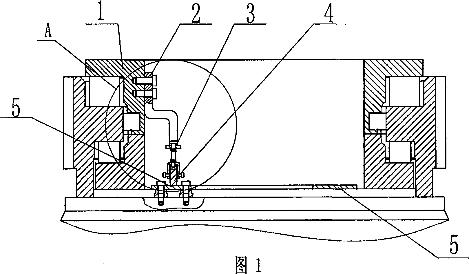 Tower crane turntable rotating body equipotential connection device