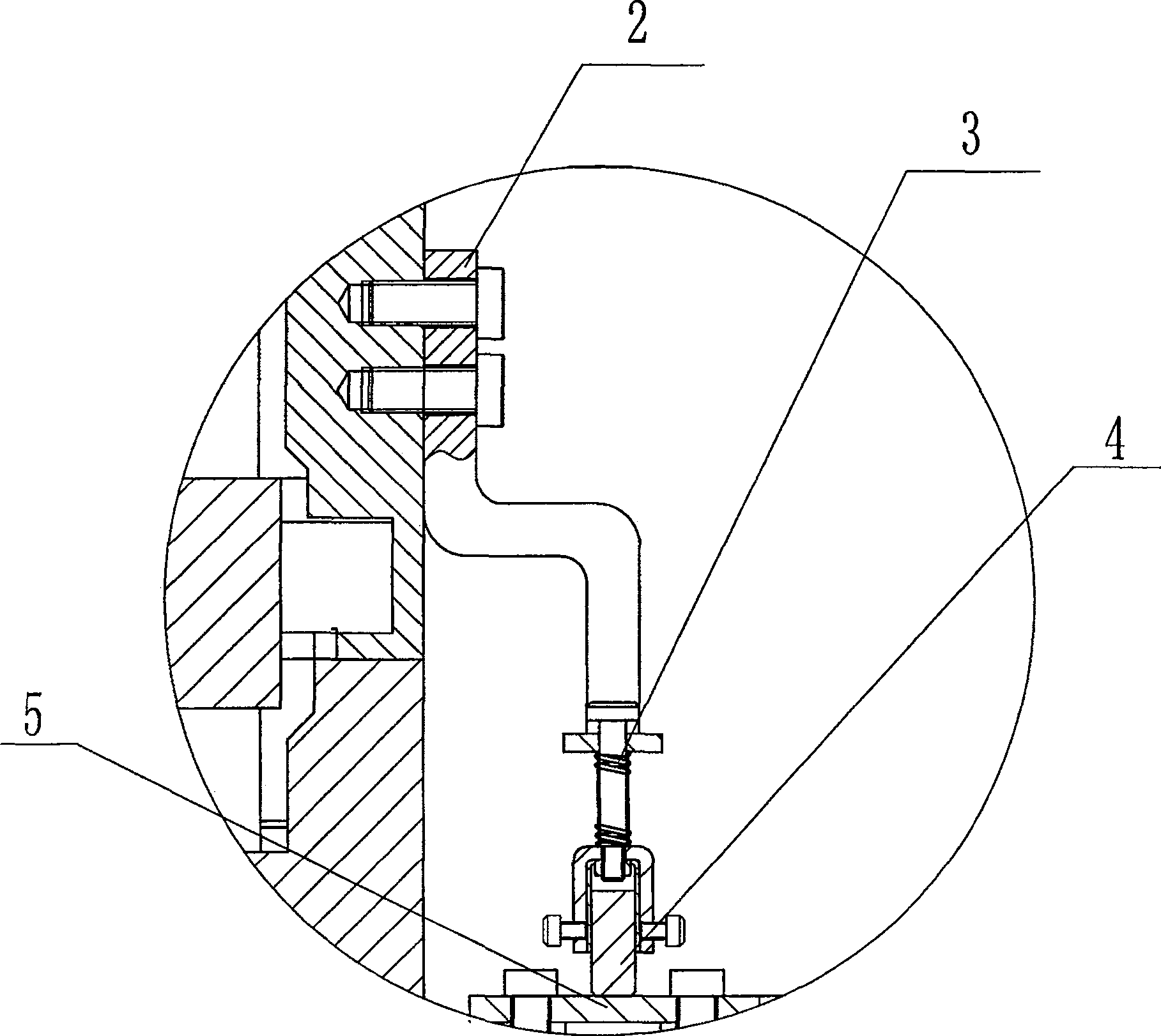 Tower crane turntable rotating body equipotential connection device