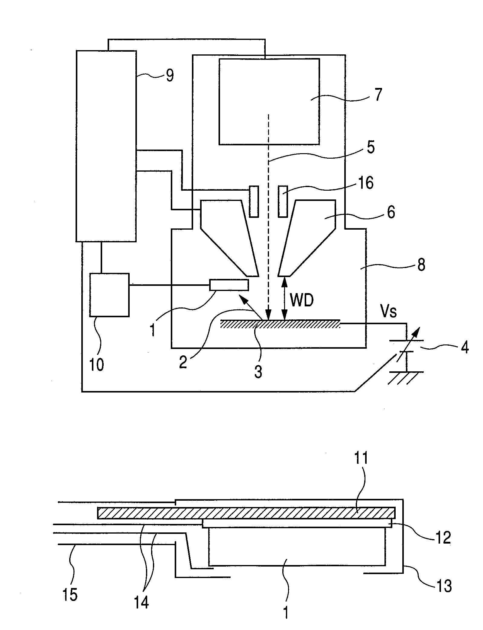 Charged particle application apparatus