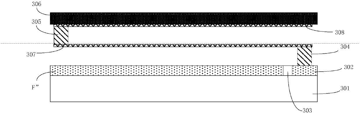 Highly filled infrared detector pixel structure and its preparation method