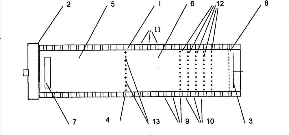 Method and device for detection and identification of gases