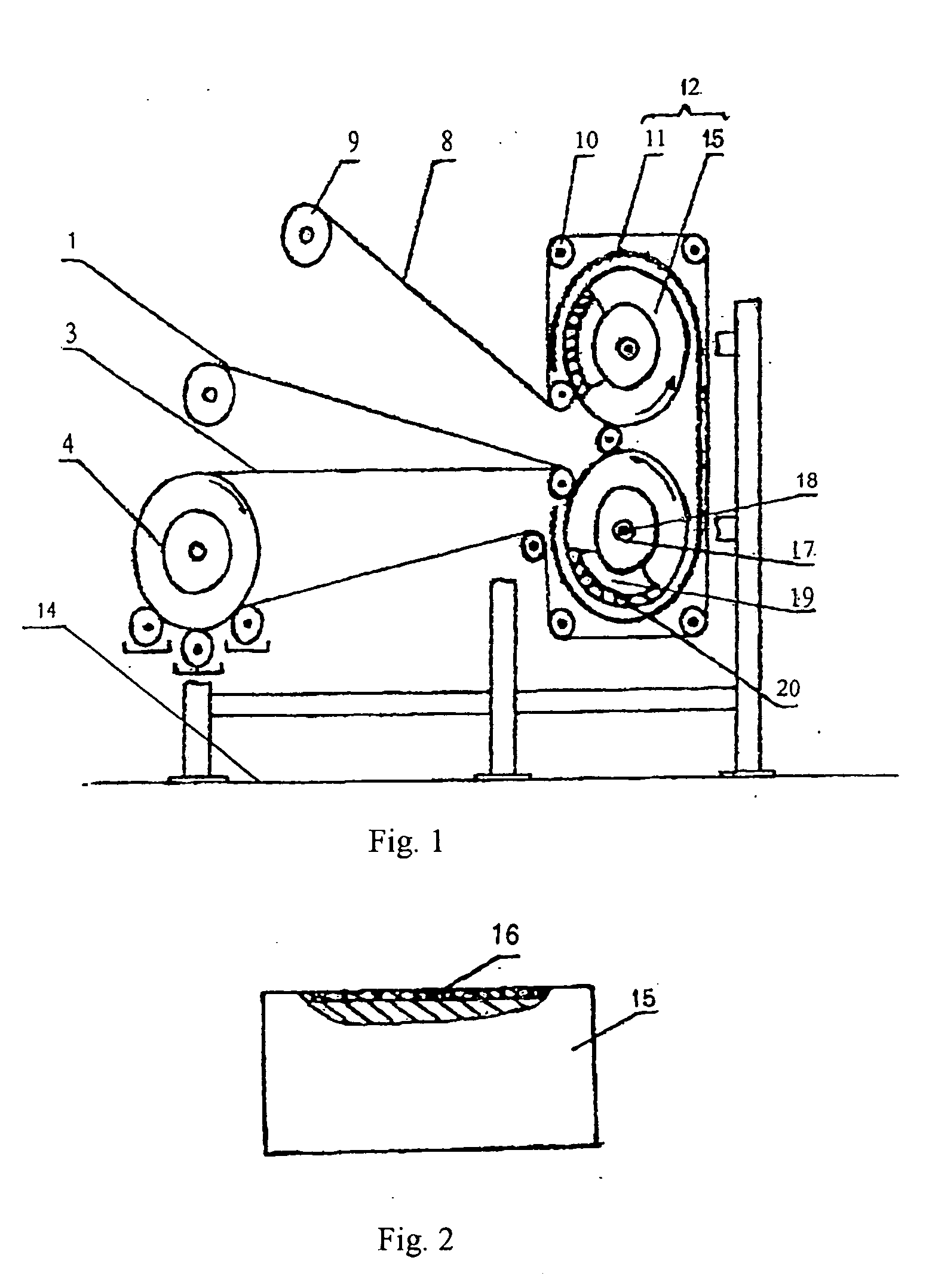 Apparatus for paperless transfer printing and the process thereof