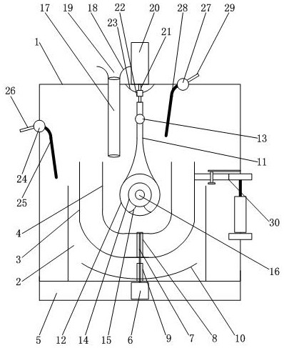 Blowing and sifting device for cereals and miscellaneous grains