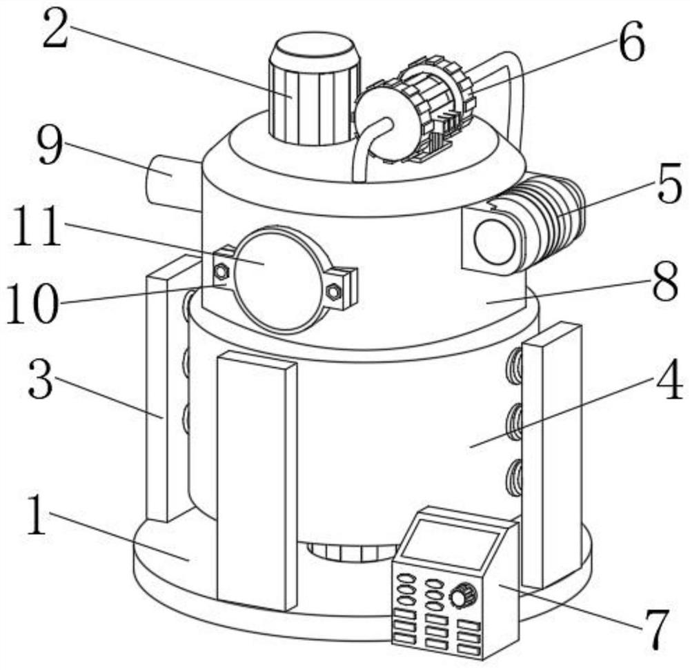 Biomedicine homogenizing treatment device