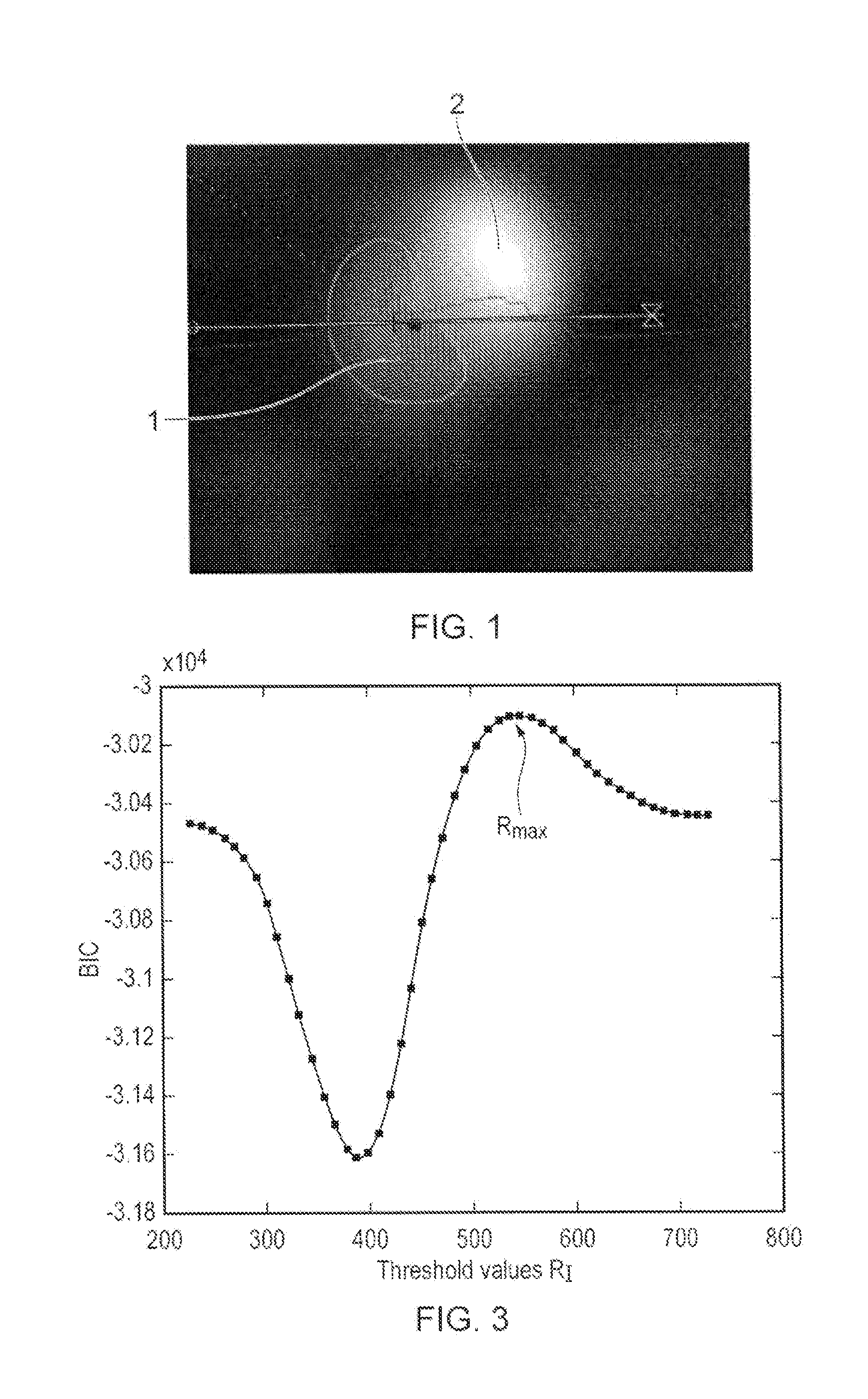 Method and system for identification of calcification in imaged blood vessels