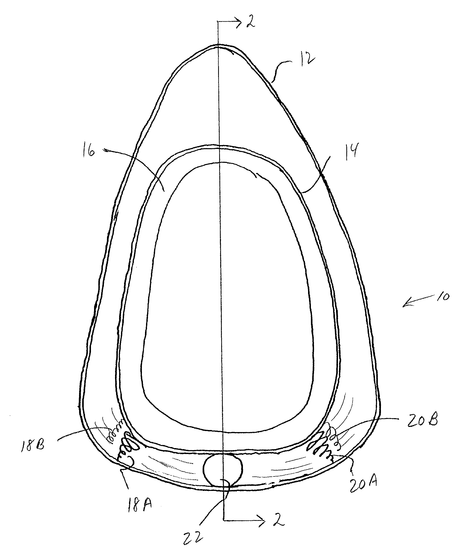 Energy dissipation system for a helmet