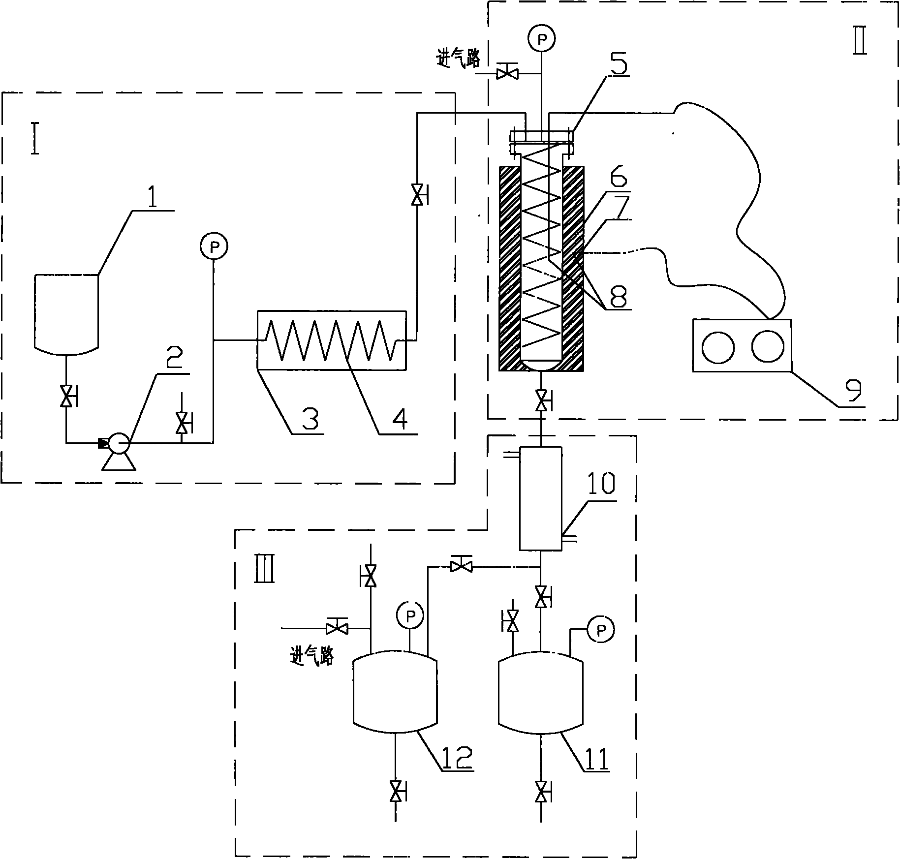 Method and device for pretreatment of high-temperature liquid water of cellulosic biomass