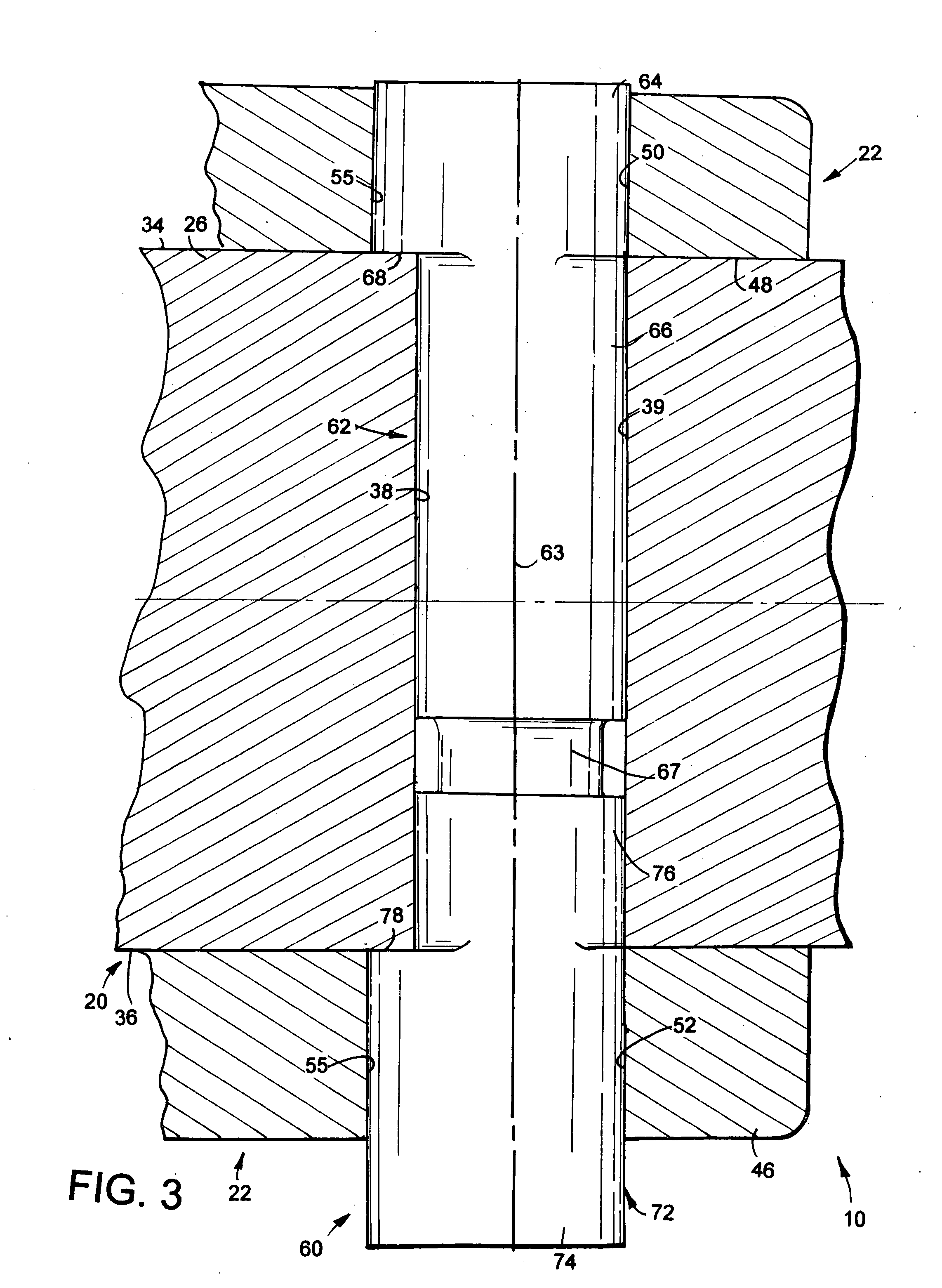 Pin assembly for a two-part ground engaging tooth system and method for connecting components of a two-part ground engaging tooth system to each other