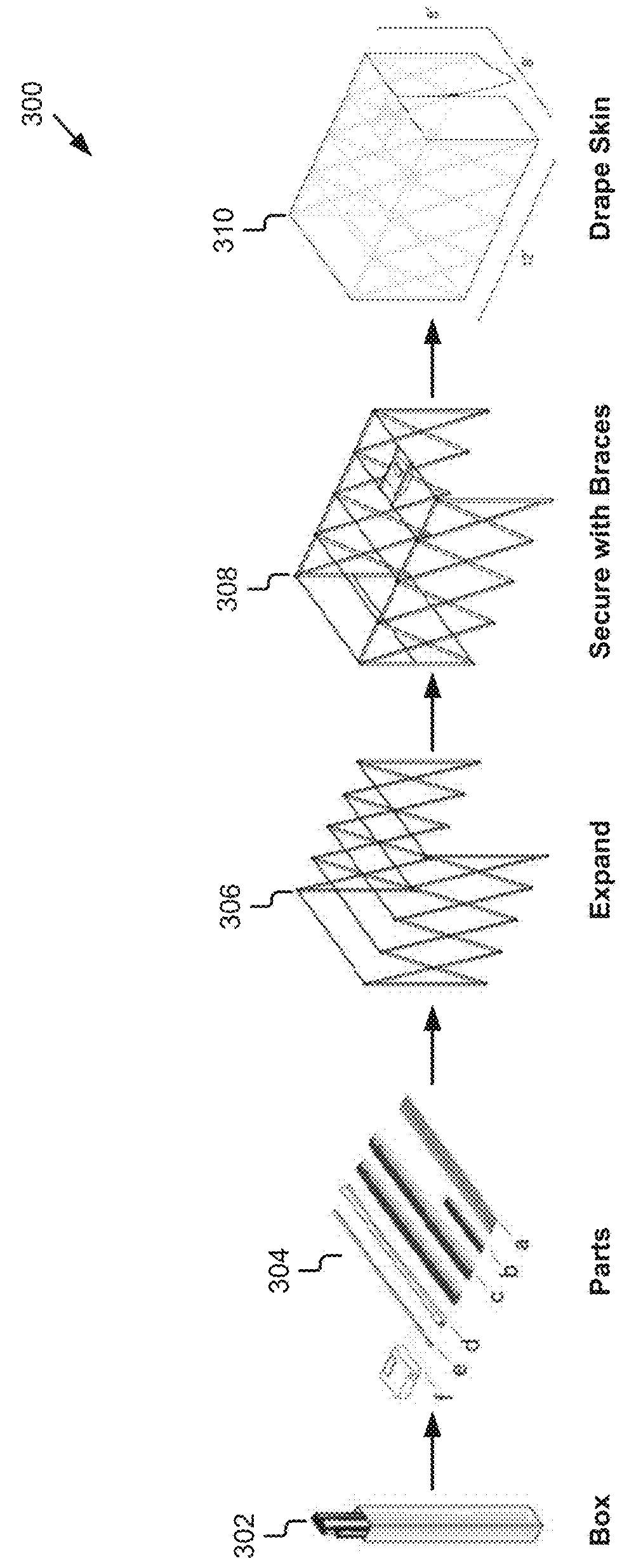 Network architecture for immersive audio-visual communications by temporary communication structures