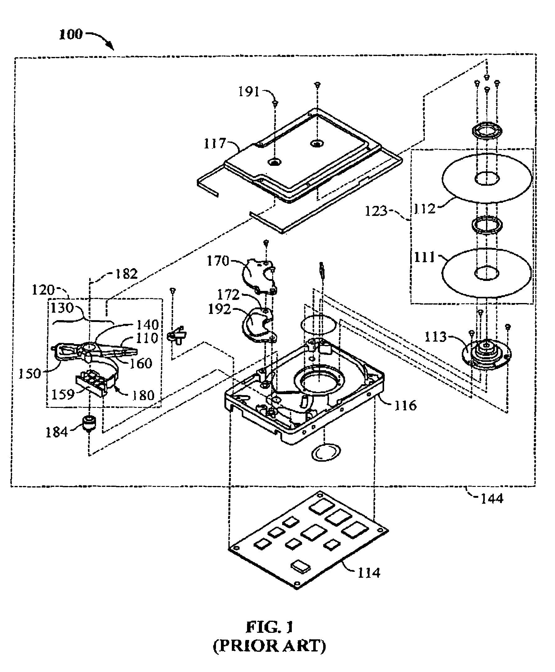 System and method for particle monitoring for a head disk assembly to detect a head disk interface event