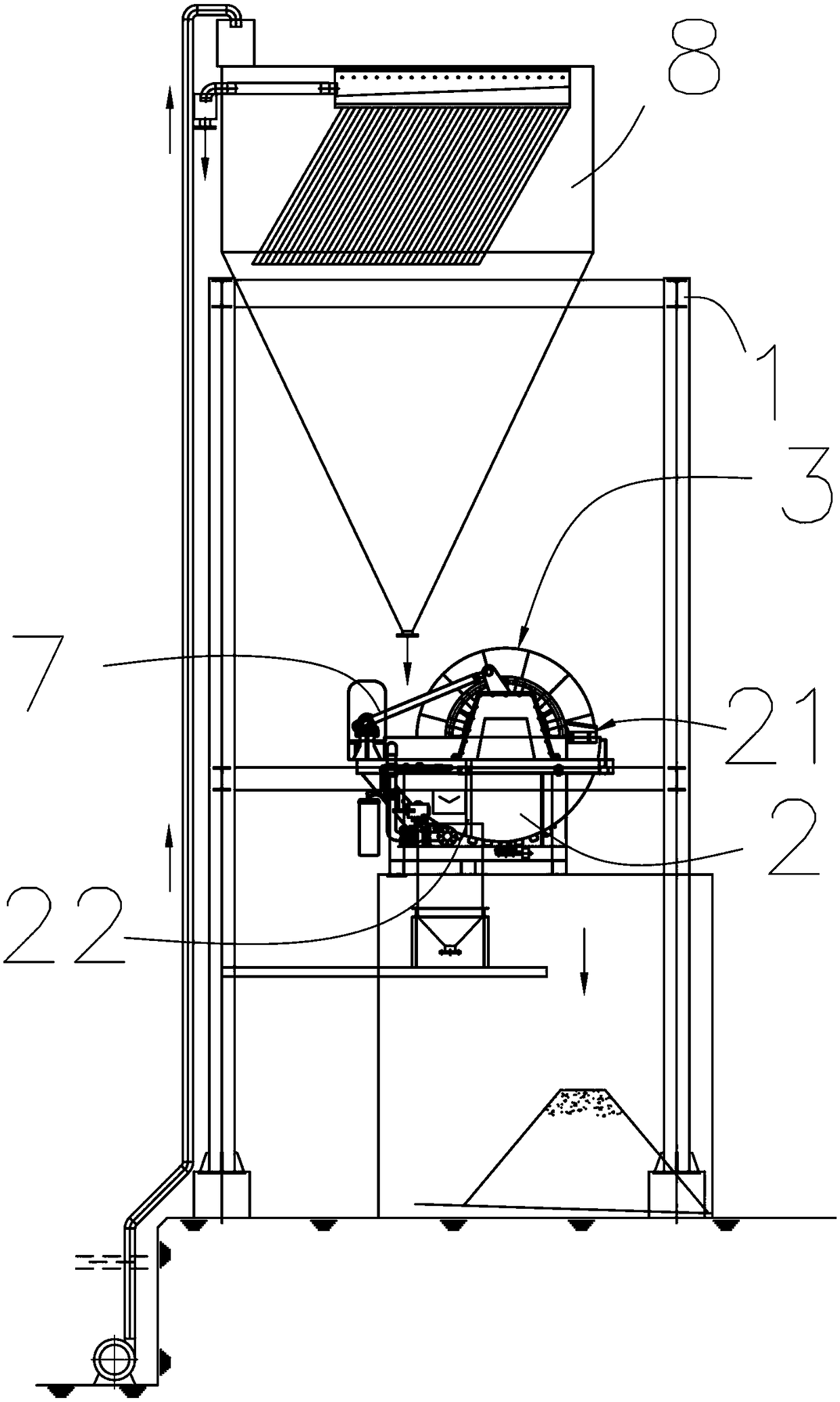 Nano ceramic filter device and application technology thereof