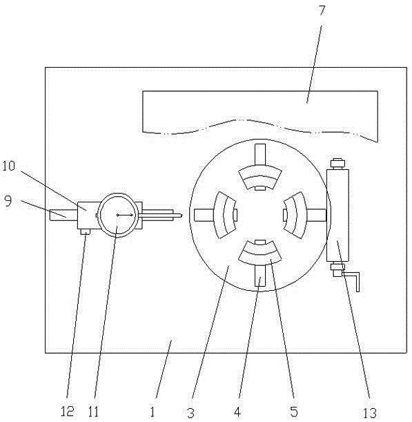 Internal expansion type roundness correcting machine for gear rings