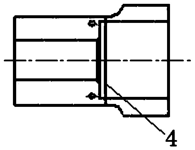 Impulse pin and method for eliminating stress on weld joint through ultrasonic impact treatment of impulse pin