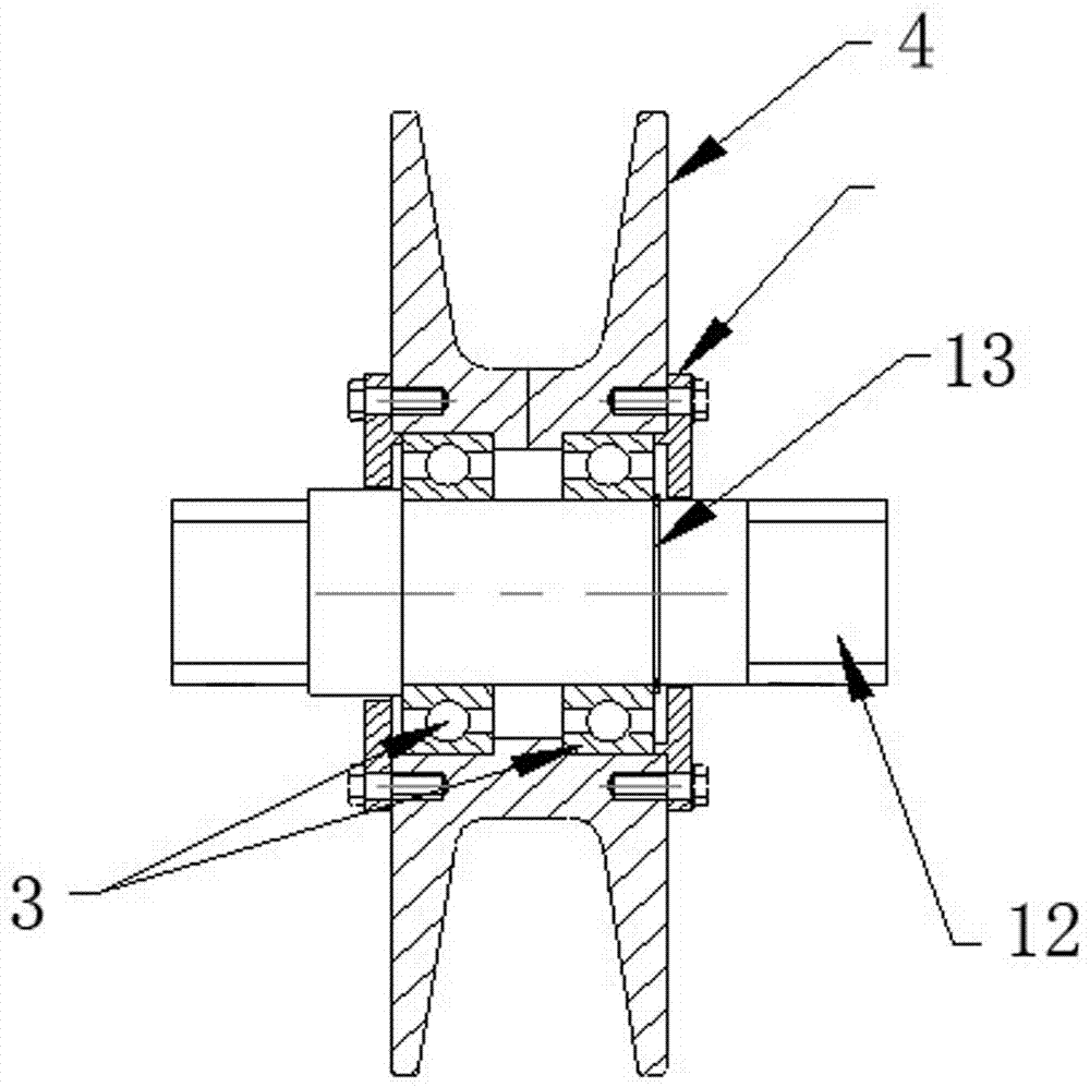 Conveying belt forced correction device