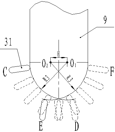 Groove grinding wheel profile automatic detection and regulation trimming device and method