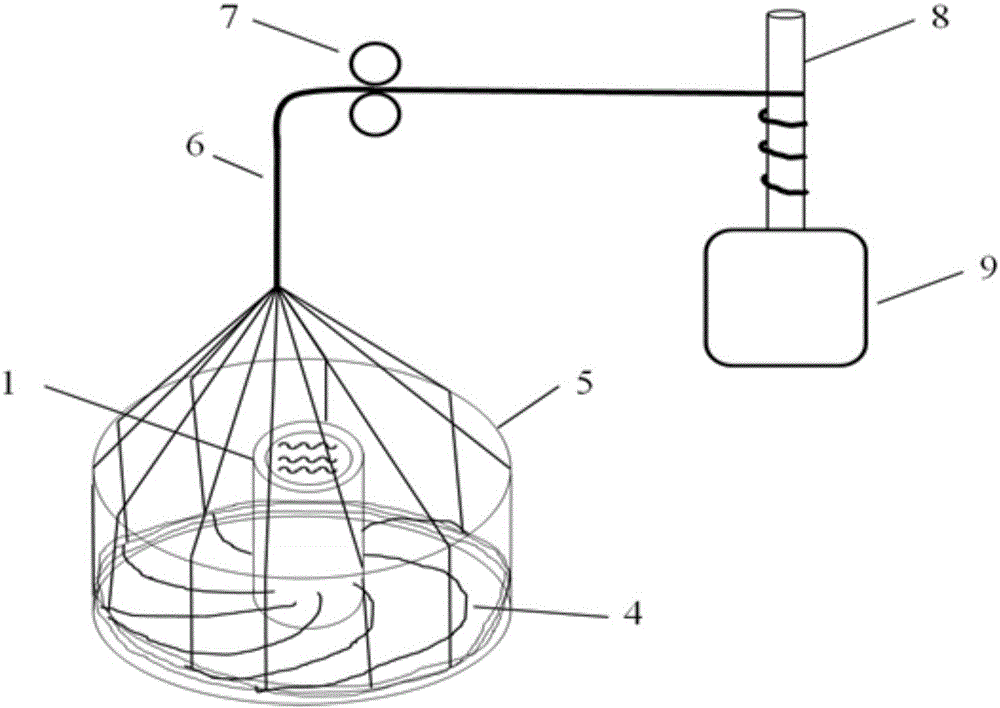 High-speed centrifugal spinning device for producing nanofiber yarn in one-step shaping and production method of nanofiber yarn