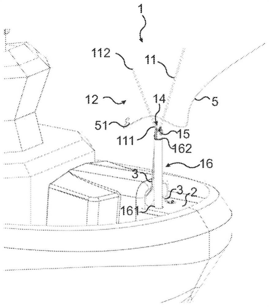 Rope-handling system, special purpose craft, use of the rope-handling system and guiding pole