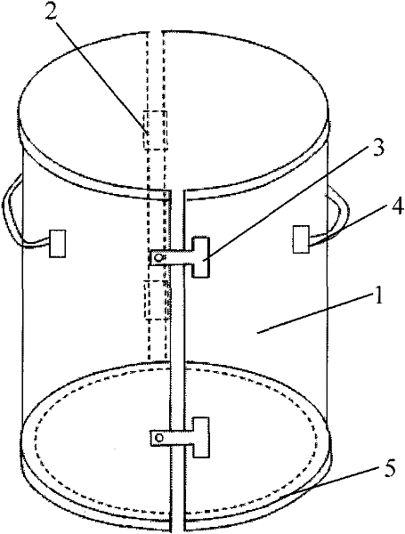 Device and method for extracting undisturbed soil