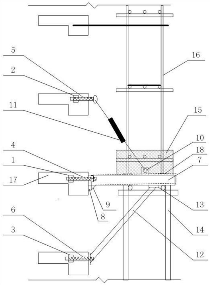 Novel cantilever scaffold building method for high-assembly-rate building