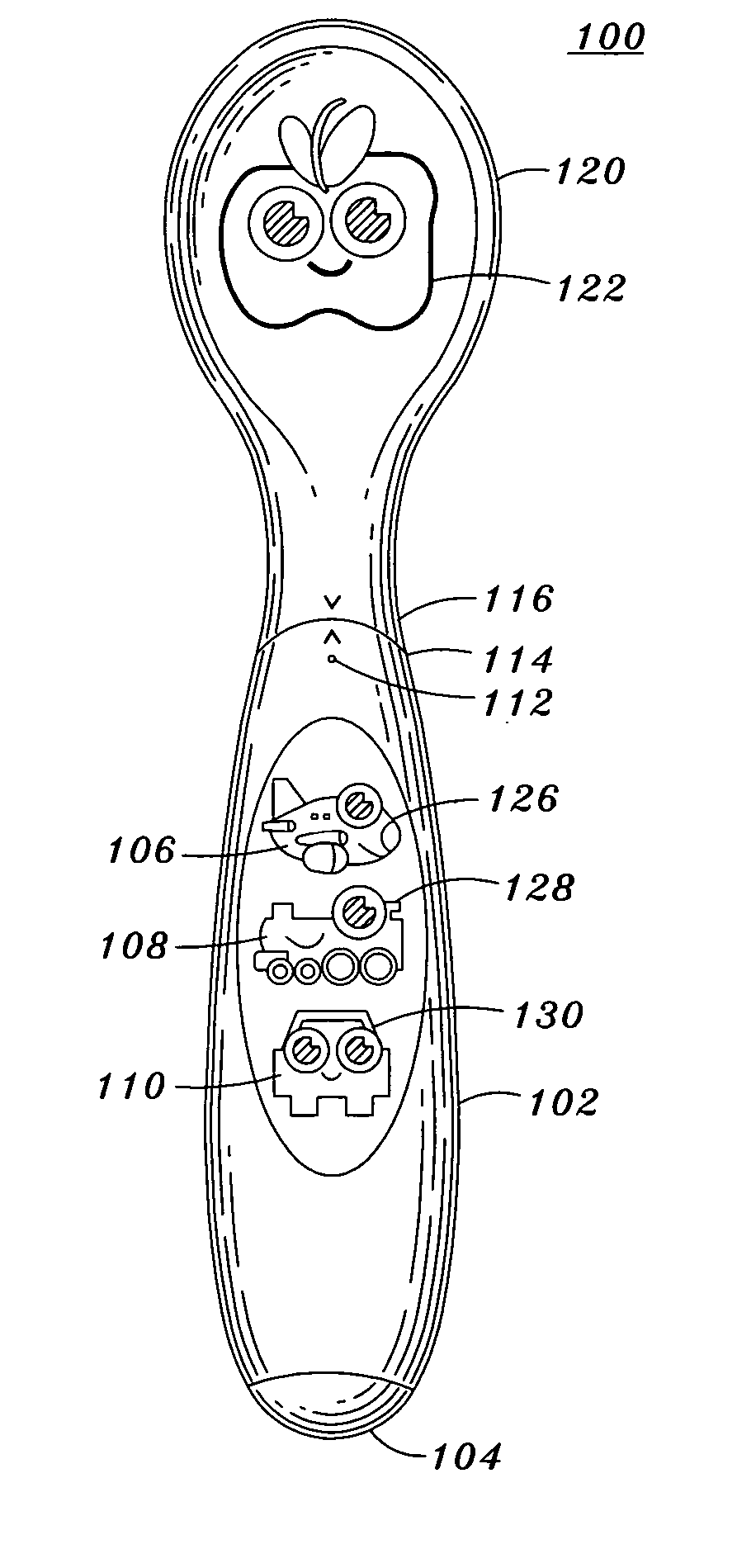 Feeding utensil with audio component