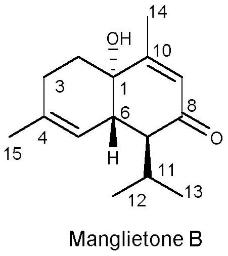 Cindinane-type sesquiterpenes, preparation method thereof, and use in pharmacy