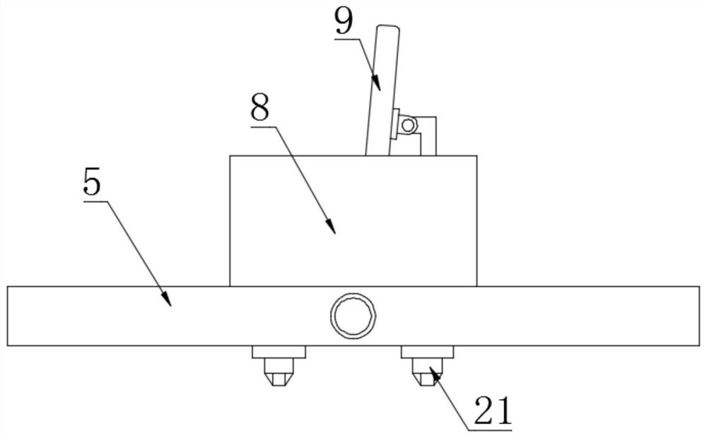 A metal non-destructive flaw detection device with electronic display function