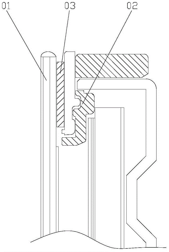 Tool for cutting double-sided adhesive tape between liquid crystal display panel and glue frame