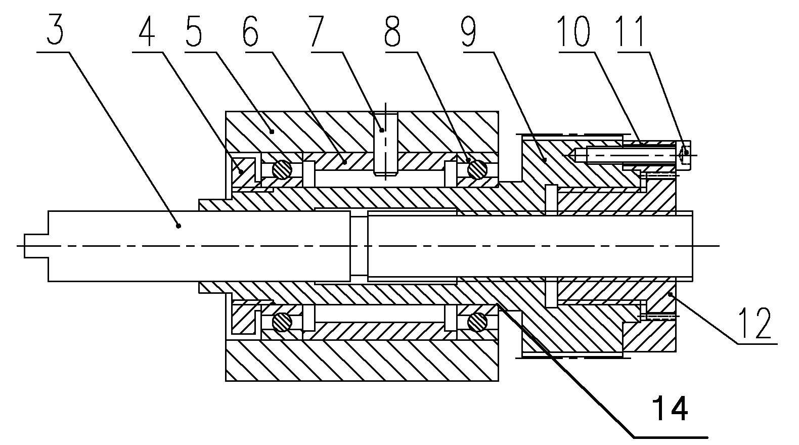 Transmission device of precise displacement actuator