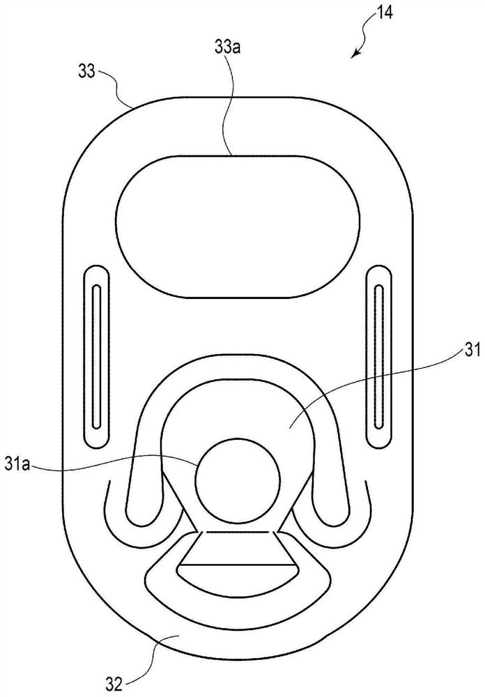 Tab, can lid, and method for manufacturing can lid