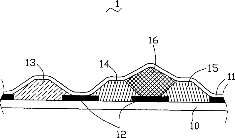Color dispersing unit, and liquid crystal display device