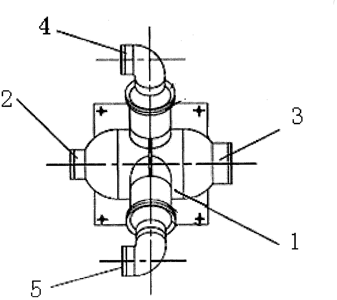Mixing device for regulating density of drilling liquid