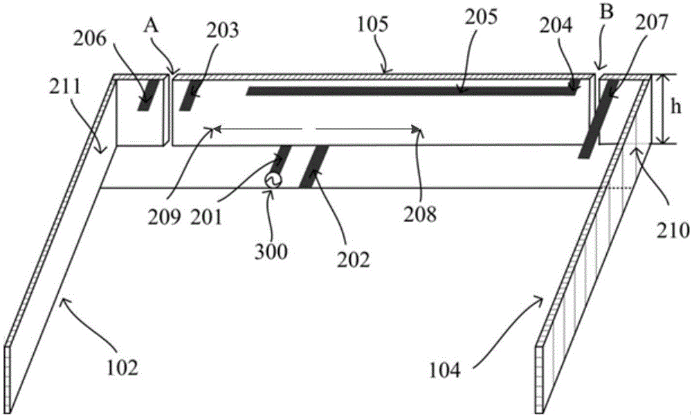 LTE antenna with metal frame and mobile terminal