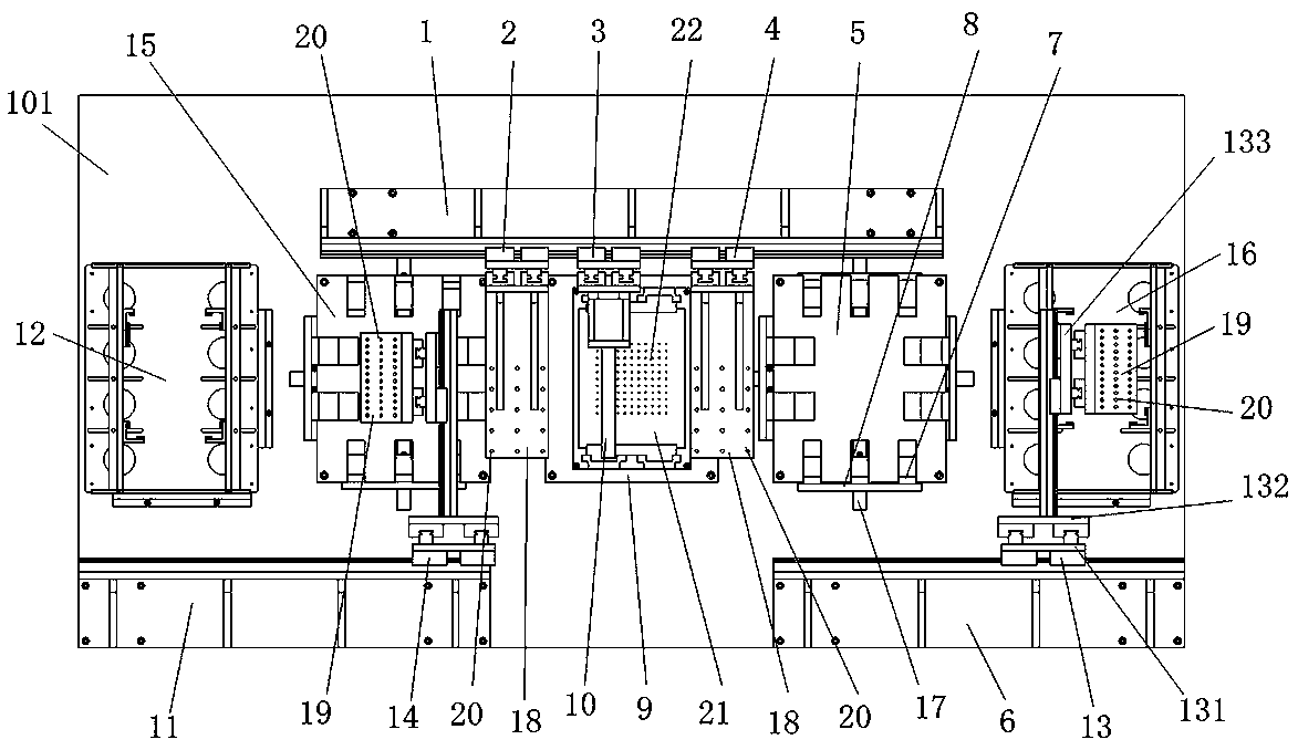 Laminated electrical core disassembling device and method