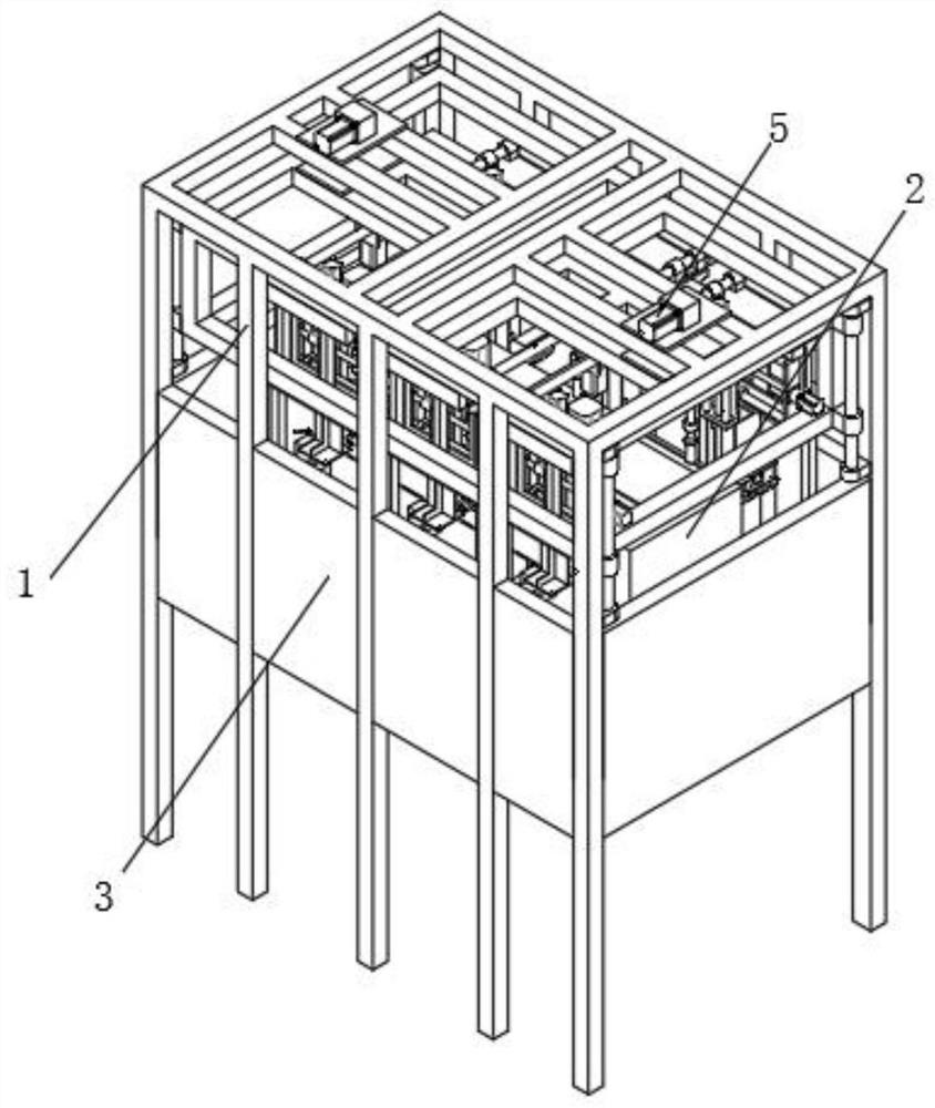 High-strength fireproof and rust-proof building steel structure