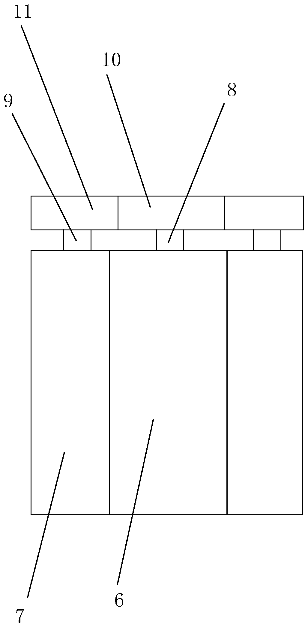 Three-rotor flowmeter made of composite material