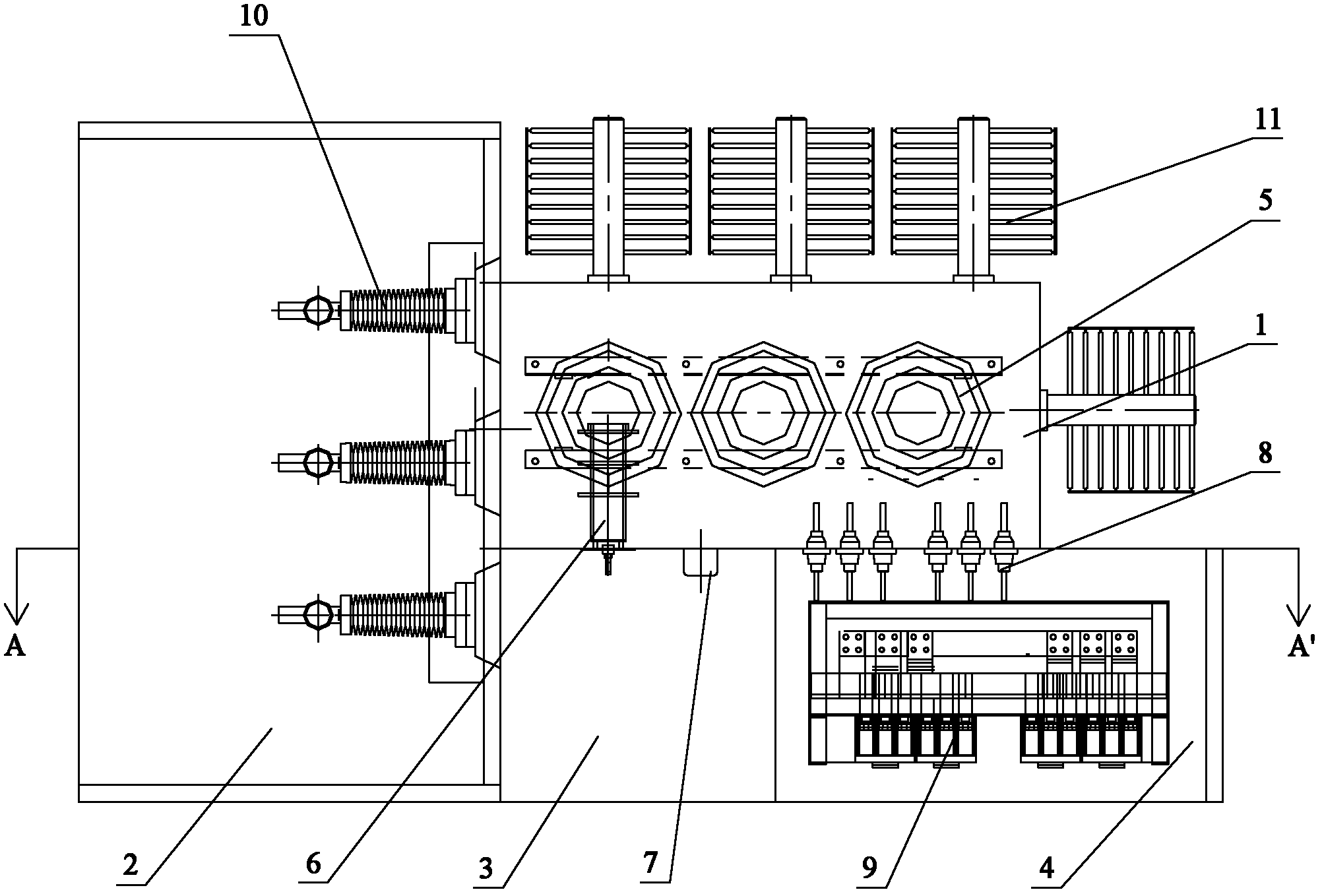 Combined type transformer for photovoltaic power generation
