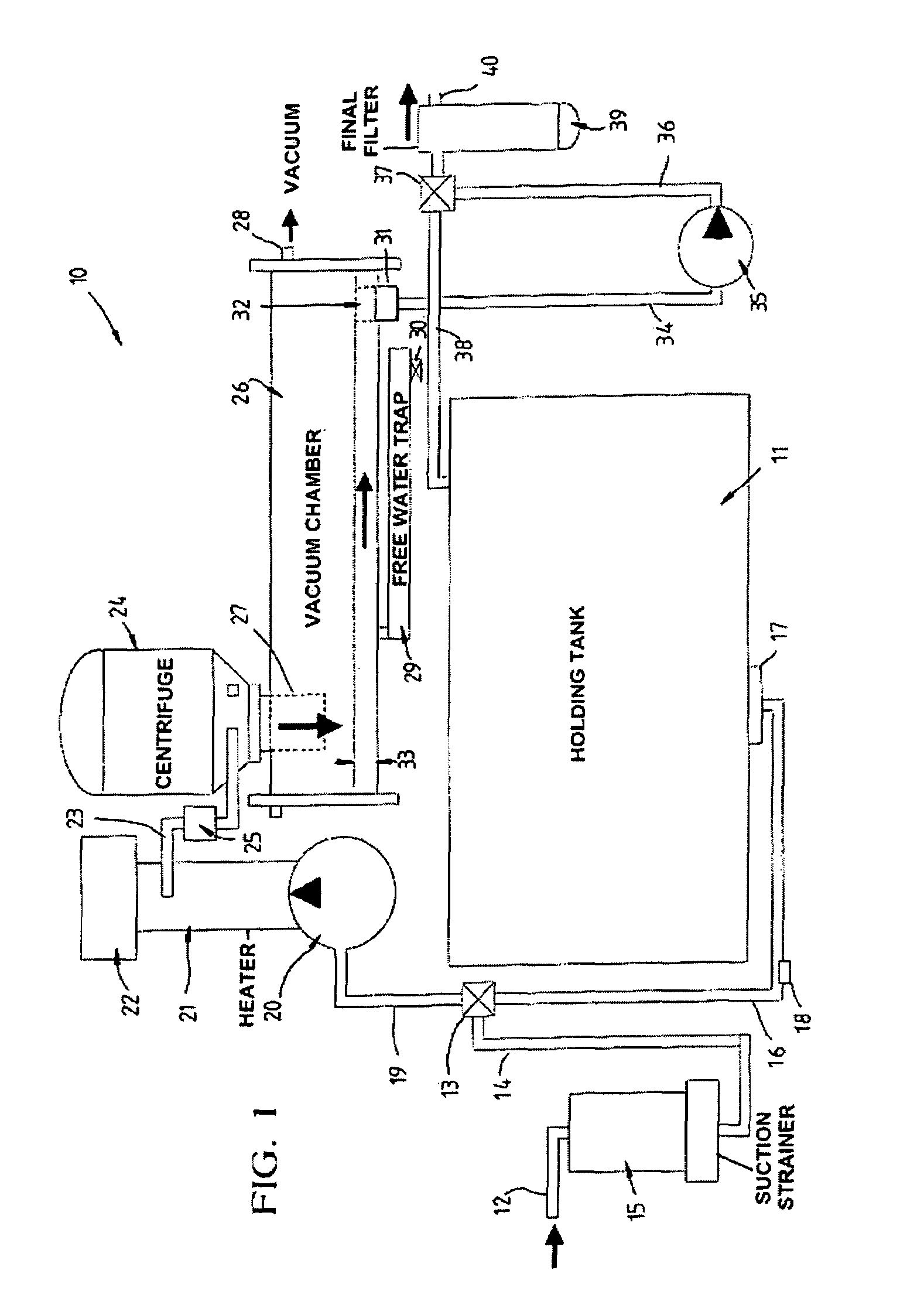 Apparatus for cleaning contaminated oil