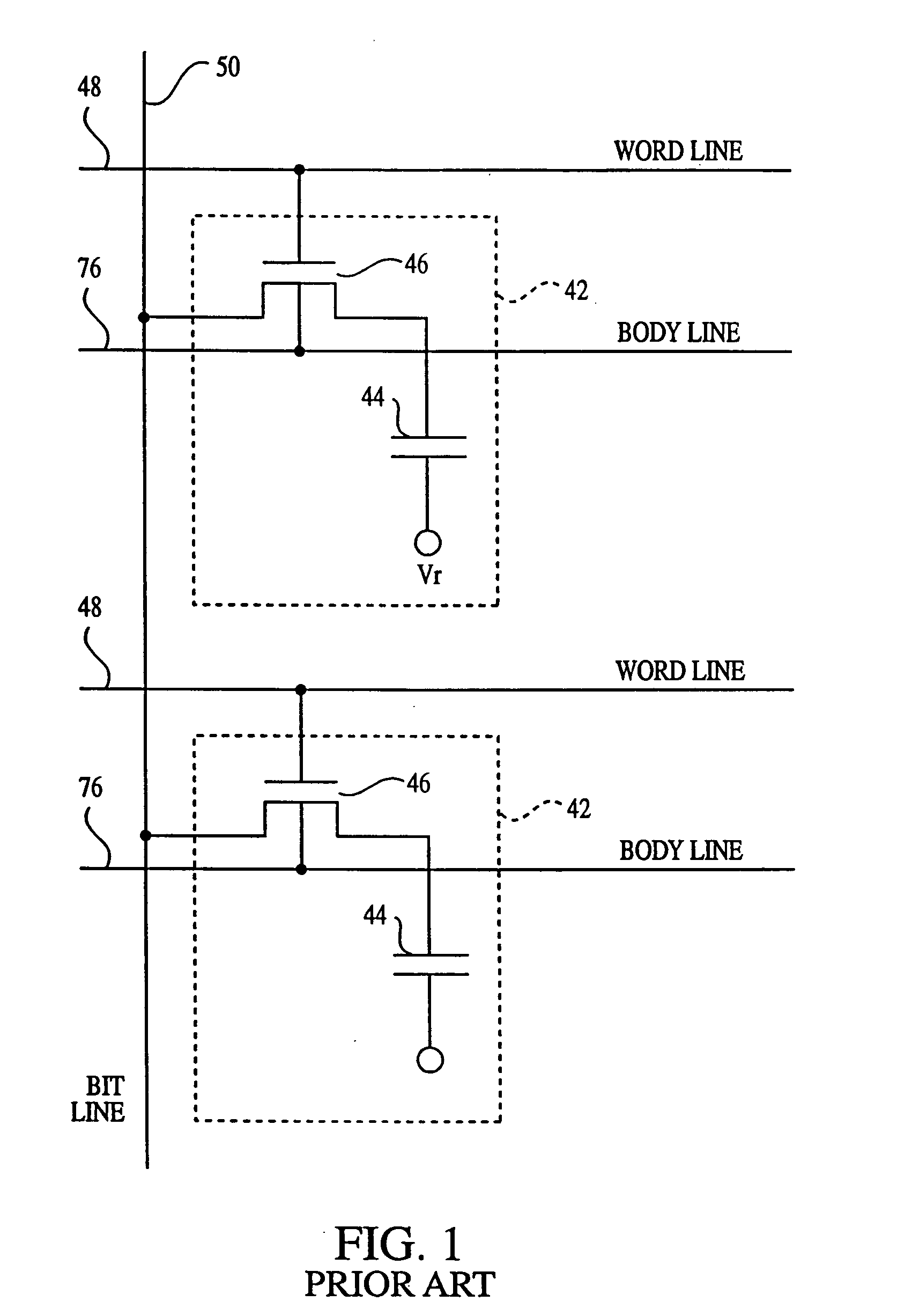 Method of forming minimally spaced word lines