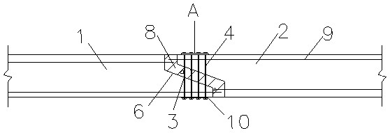 Novel fabricated beam joint and construction form thereof