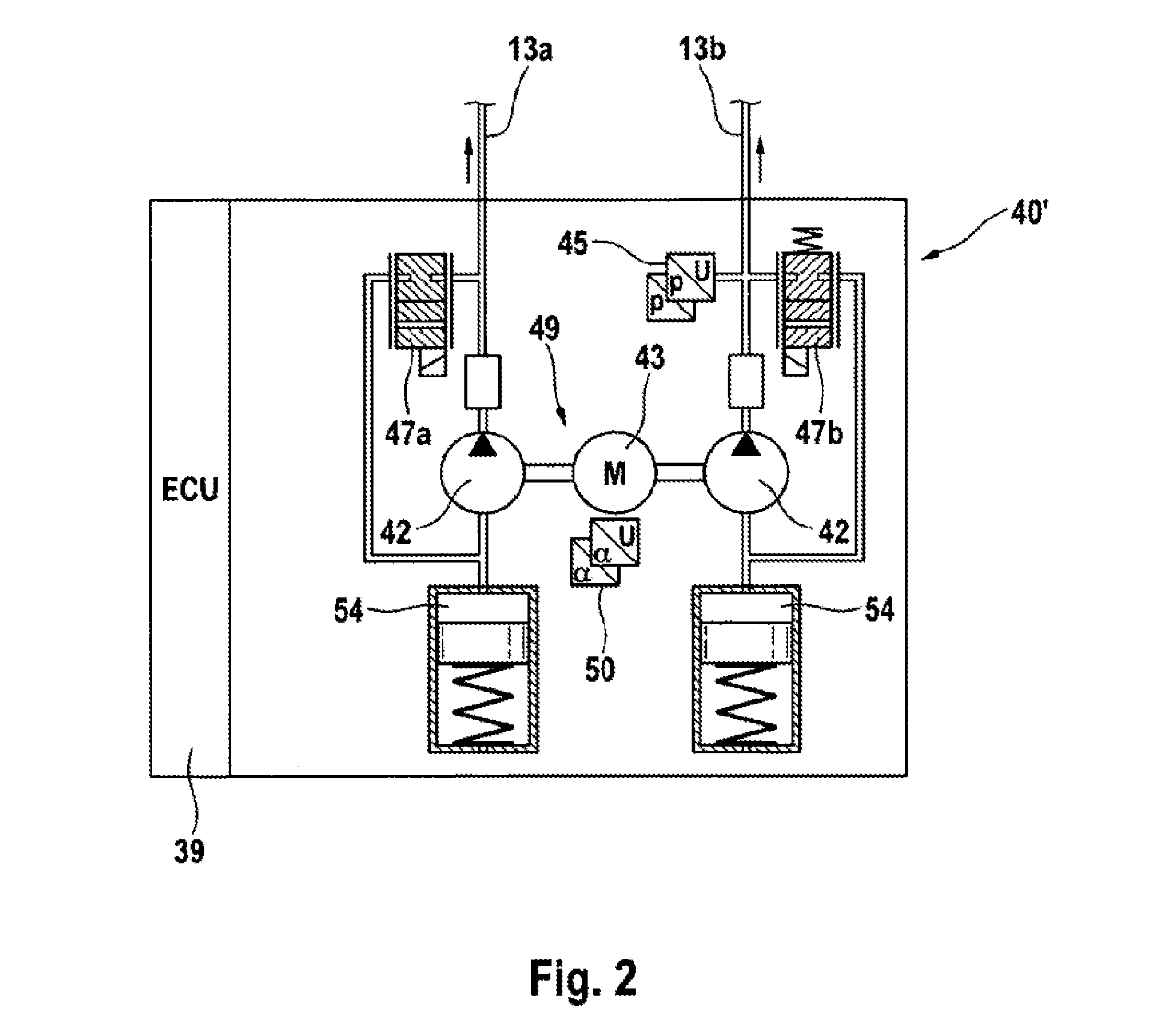 Brake System for Motor Vehicles and Method for Operating a Brake System