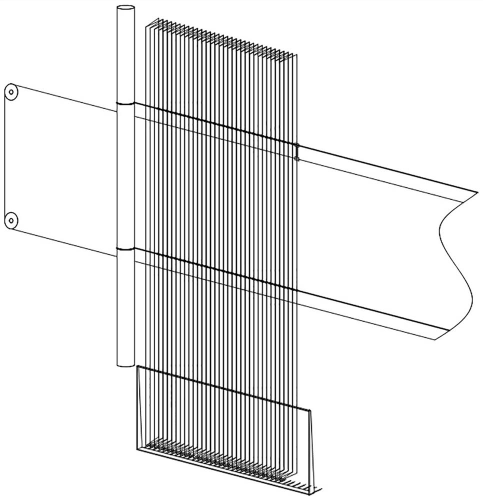 A river cleaning system using telescopic trash rack