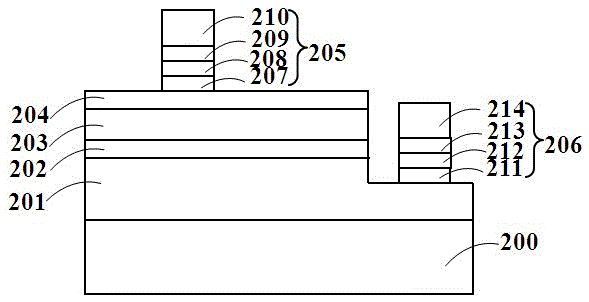 LED chip electrode, LED chip structure and fabrication methods of LED chip electrode and LED chip structure