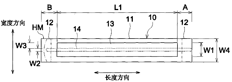 Resin molded article for optical element, method for manufacturing resin molded article for optical element, device for manufacturing resin molded article for optical element, and scanning optical device