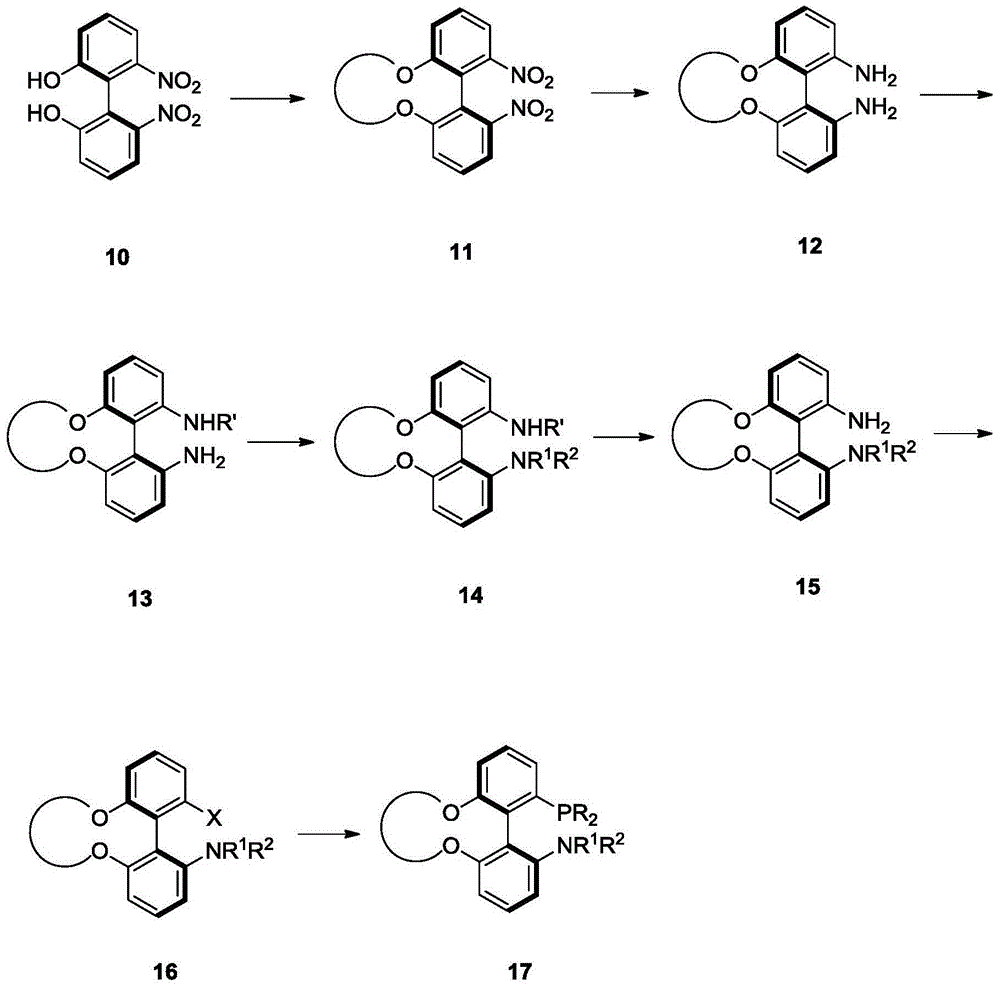 Phosphine ligand and its enantiomer or racemate and its preparation method