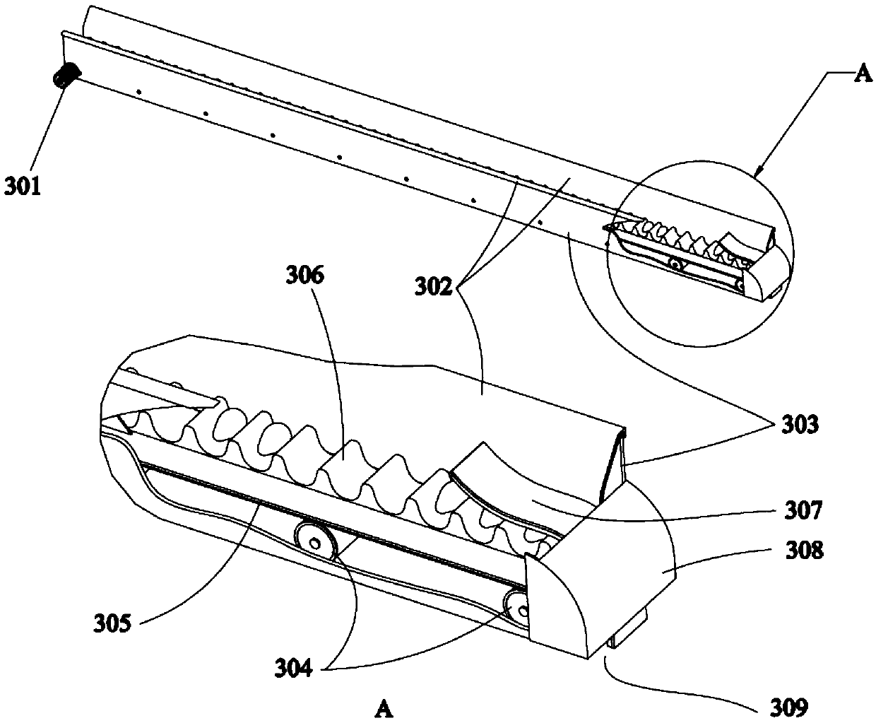 Semi-automatic strawberry harvesting and packaging equipment and its strawberry packaging bag