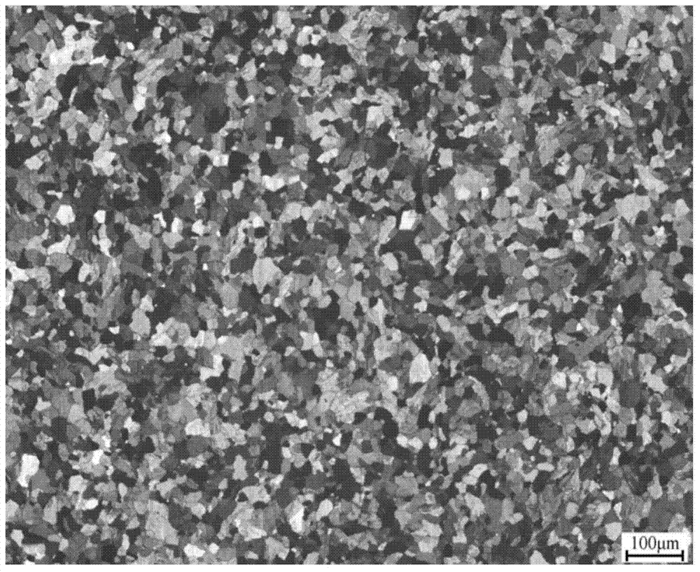 Method for observing TA7 titanium alloy metallographic structure