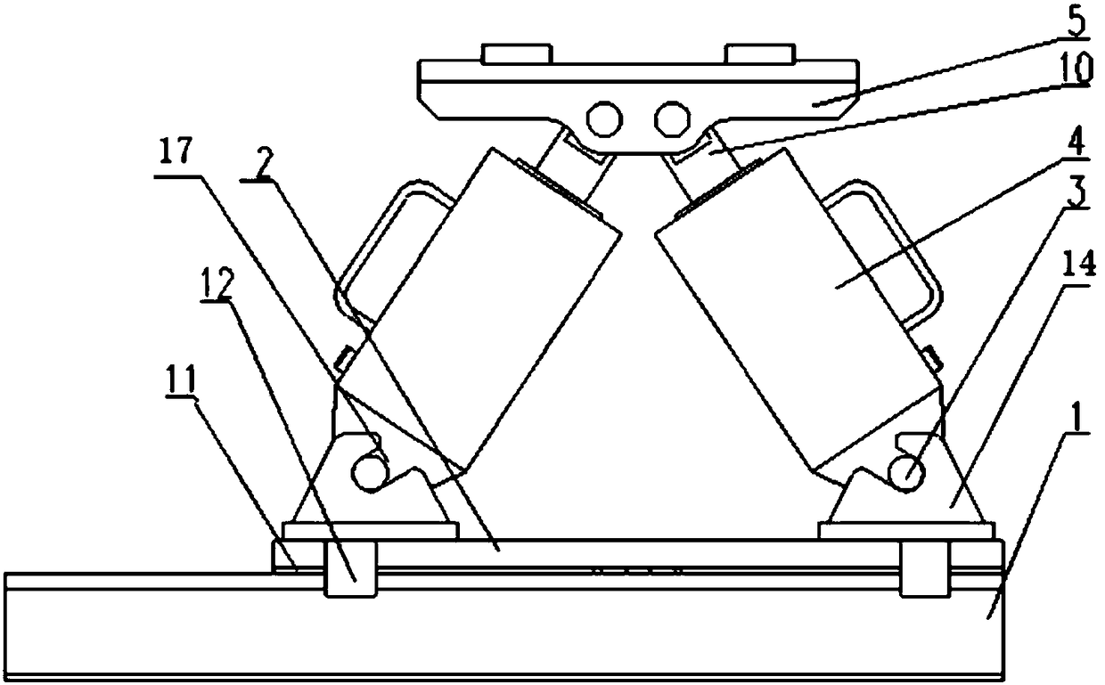 Traversing type hydraulic rerailer