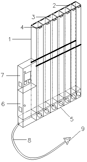 Independent household chopstick disinfector and use method thereof