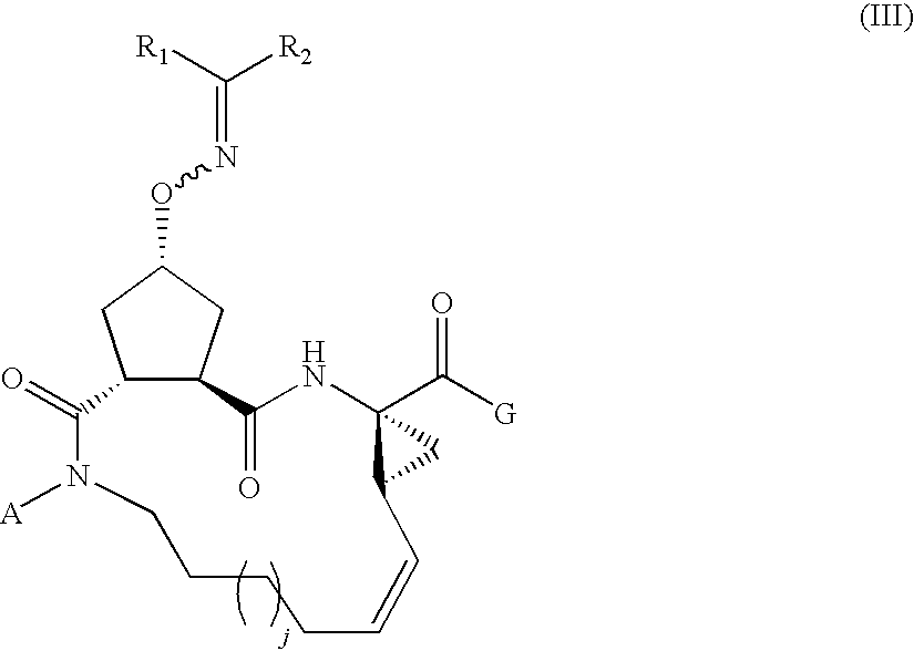 Carbocyclic oxime hepatitis c virus serine protease inhibitors