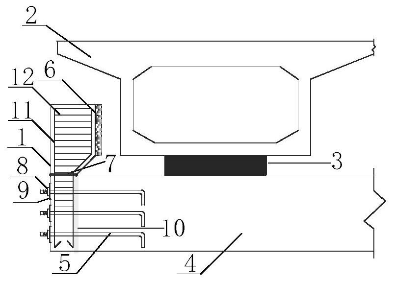 A bridge and its sacrificial anti-seismic block